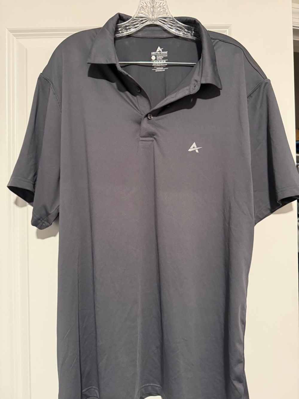 Arctic Cool Men's Gray Performance Polo